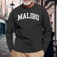 Varsity Malibu California 長袖Tシャツ 高齢者への贈り物