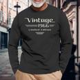 Vintage 1966 60歳の誕生日 クラシックカー 長袖Tシャツ 高齢者への贈り物