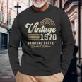 Vintage 1970 オリジナルパーツ 56歳の誕生日 長袖Tシャツ 高齢者への贈り物