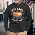Vintage 1983 ヴィンテージ 1983年生まれ 39歳の誕生日ギフトアイデア 39歳 長袖Tシャツ 高齢者への贈り物