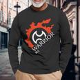 Warrior For Warriors Of Light & Darkness 長袖Tシャツ 高齢者への贈り物