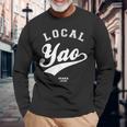 Yao Local 八尾市ローカル 故郷 長袖Tシャツ 高齢者への贈り物