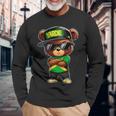 Yardie ジャマイカ ベア ジャマイカ国旗 ジャマイカの服 長袖tシャツ 長袖Tシャツ 高齢者への贈り物