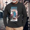 『ゴジラvsコング』3 長袖tシャツ 長袖Tシャツ 高齢者への贈り物