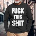 このくそをファック 長袖Tシャツ 高齢者への贈り物