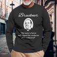 アントン・ブルックナー 長袖Tシャツ 高齢者への贈り物