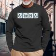 アーセナルar-Se-N-Al周期表要素 長袖Tシャツ 高齢者への贈り物
