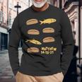 イエス・フィード 5000 5 一斤のパン 2 魚 聖書 物語 長袖Tシャツ 高齢者への贈り物