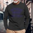 イギリスネイビープリントのトッテナムロンドンプロパティ 長袖Tシャツ 高齢者への贈り物