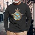 イギリス空軍 イギリス空軍 バッジパッチ 長袖Tシャツ 高齢者への贈り物