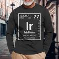 イリジウムエレメント ホワイト 長袖Tシャツ 高齢者への贈り物