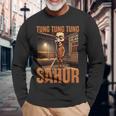 インターネット 陽気なミーム Aiキャラクター Tung Tung Tungahur 長袖Tシャツ 高齢者への贈り物