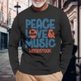 ウッドストック 平和 愛と音楽 長袖tシャツ 長袖Tシャツ 高齢者への贈り物