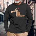 エキゾチックショートヘア猫エキゾチックショートヘア 長袖Tシャツ 高齢者への贈り物