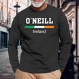 オニール アイルランドの姓 聖パトリックデー アイルランド国旗 長袖Tシャツ 高齢者への贈り物