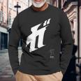 ガッチャマン 「ガ」 長袖Tシャツ 高齢者への贈り物