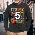キッズ 5歳の誕生日シャツ男の子キッズ幼児5歳の誕生日男の子 長袖Tシャツ 高齢者への贈り物