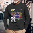 キッズ Nasaグラフィティアート宇宙飛行士キッドダビングスペースシャトルクール 長袖Tシャツ 高齢者への贈り物