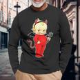 キューピー ベイビー デビル キュート 長袖Tシャツ 高齢者への贈り物