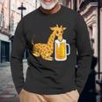 キリンビール 愉快なキリン愛好家 面白いキリン 長袖Tシャツ 高齢者への贈り物
