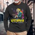 クラシック音楽 ピアノ ルートヴィヒ・ヴァン ベートーヴェン 長袖Tシャツ 高齢者への贈り物