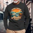 クルージン・トゥギャザー アラスカ 2026 ファミリー フレンド アラスカ クルーズ 長袖Tシャツ 高齢者への贈り物