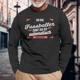 クールなフットボール選手 フットボール選手の言葉 長袖tシャツ 長袖Tシャツ 高齢者への贈り物
