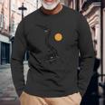 ケツァルコアトルス 恐竜 化石 頭蓋骨 骨格 古生物学 長袖Tシャツ 高齢者への贈り物