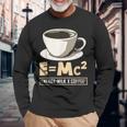 コーヒーラバーエナジーミルクコーヒー EMc² 長袖Tシャツ 高齢者への贈り物