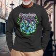 ゴーストバスターズ ハロウィン デザイン クラシック レトロ 長袖Tシャツ 高齢者への贈り物