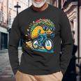 サイクリング タコス ロードバイク 自転車 サイクリスト 長袖Tシャツ 高齢者への贈り物