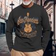 サンフランシスコ・ブルース アメリカンミュージックフェスティバル クール ビンテージ 長袖Tシャツ 高齢者への贈り物