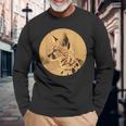 サーバル ワイルドキャット サーバルキャット アフリカン ワイルドキャット アニマル サーバル 長袖Tシャツ 高齢者への贈り物