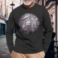 シチリア・トリナクリア イタリア シチリアプライドフラッグ トリナクリア 長袖Tシャツ 高齢者への贈り物