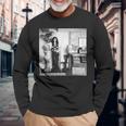 ジミー・ペイジ レッド・ツェッペリン ギタリスト 1970 長袖Tシャツ 高齢者への贈り物