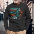 スピリチュアル・ピース・ガネーシャ 長袖Tシャツ 高齢者への贈り物