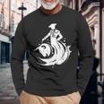 スペインの闘牛士トレロ 長袖Tシャツ 高齢者への贈り物