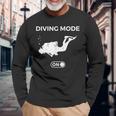 ダイビングモード スキューバダイビングインストラクターダイビング 長袖Tシャツ 高齢者への贈り物
