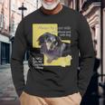 ダックス ミニチュアダックス シルバーダップル スマホ らく 犬 長袖Tシャツ 高齢者への贈り物