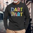 ダーツアート ダーツプレーヤー ダーツスポーツ ダーツボード ダーツ 長袖Tシャツ 高齢者への贈り物
