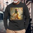 チンパンジーニ バナニーニ 長袖tシャツ 長袖Tシャツ 高齢者への贈り物