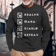 ディアブロ 長袖Tシャツ 高齢者への贈り物