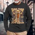 トゥン・トゥン・サフールは面白いイタリアの頭脳を呼んでいます 長袖Tシャツ 高齢者への贈り物