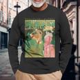 トゥールーズ・ロートレック アーティストのためのダンス 長袖Tシャツ 高齢者への贈り物