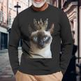 トンキニーズキャット トンキニーズキャット 長袖Tシャツ 高齢者への贈り物