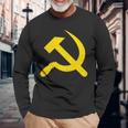 ハンマーと鎌のシンボル Cccp ソビエト連邦 長袖Tシャツ 高齢者への贈り物