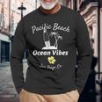 パシフィックビーチ サンディエゴ オーシャンバイブ 長袖Tシャツ 高齢者への贈り物