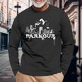 パルクールシティギフトパルクールフリーランニング 長袖Tシャツ 高齢者への贈り物