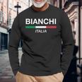ビアンキ イタリア 家族名 イタリア 国旗 長袖tシャツ 長袖Tシャツ 高齢者への贈り物