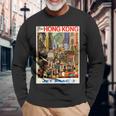 ビンテージポスター 香港レトロtシャツ 長袖Tシャツ 高齢者への贈り物